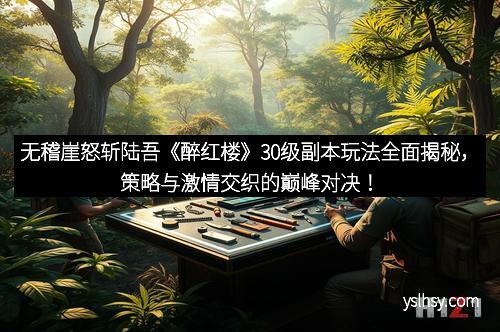 无稽崖怒斩陆吾《醉红楼》30级副本玩法全面揭秘，策略与激情交织的巅峰对决！